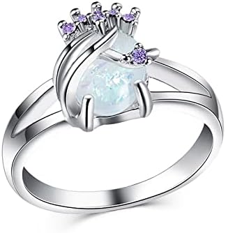 2023 година за ново ангажирање кружни циркони жени свадбени прстени накит за накит за жени полни дијамантски дами прстен освојувачки прстен