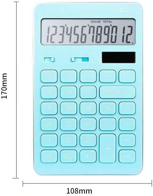 JFGJL Калкулатор за учење Калкулатор за канцеларии за финансиско сметководство Едноставен двоцифрен калкулатор за приказ (боја: г, големина