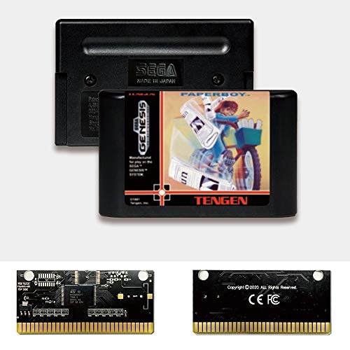Момче за хартија за хартија Адити - Етикета на САД Флешкит МД Електролесна златна PCB картичка за Sega Genesis Megadrive Video