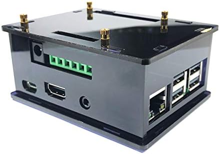 Акрилик случај за Innomaker Amp Hat Hifi Audio Module работи со Raspberry Pi 4 3B B+