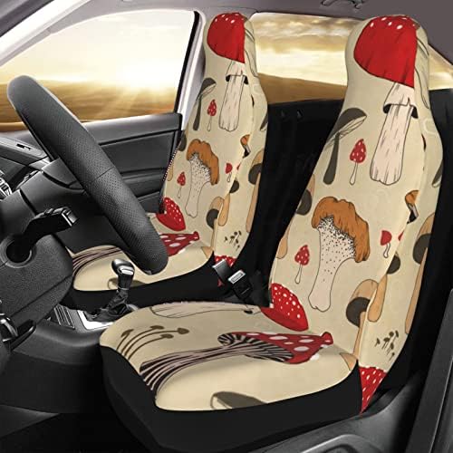 2 парчиња седишта за автомобили опфаќа печурки жени мажи автомобилски капаци на седишта меки ткаенини трајни седишта за заштита на седиштето за
