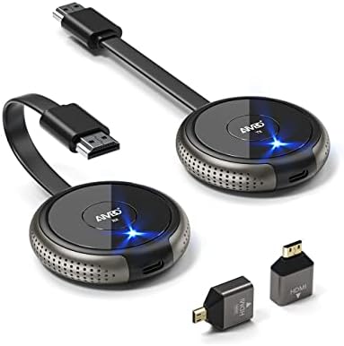 Безжичен HDMI Предавател И Приемник Комплет 4K, Aimibo Кастинг 2.4/5GHz Стабилно Видео/Аудио За Следење, Проектор, HDTV, Безжичен HDMI