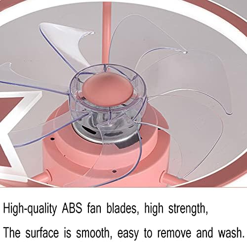 5,9 инчи ултра-тенки детски вентилаторски светло светло спална соба таванот таванот невидлив цртан филм тивка ламба вентилатор Интегрирана