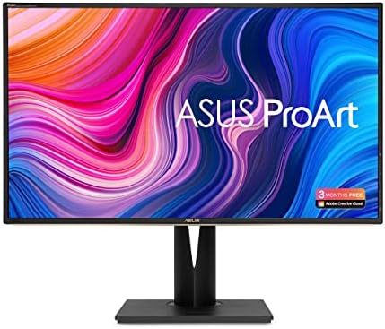 ASUS ProArt PA329C 32 4K HDR10 DisplayHDR600 Монитор Adobe RGB IPS Дисплеј ЗА Нега НА Очи USB Тип-C HDMI, Црна