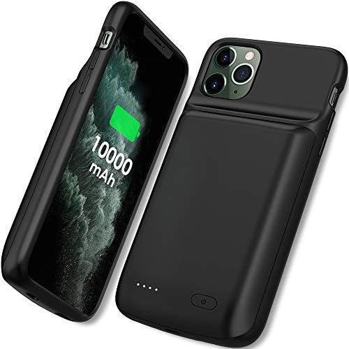 Newdery Батерија Случај за iPhone 11 Pro Max, 10000mah Преносни Заштитни Полнење Случај Продолжен Полнење Батерија Енергија Банка