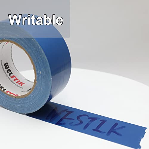 Професионална лента за професионални канали од Welstik 3 пакет, 1,88 x 30 yd водоотпорна лента ткаенина во боја на гафер за поправки,
