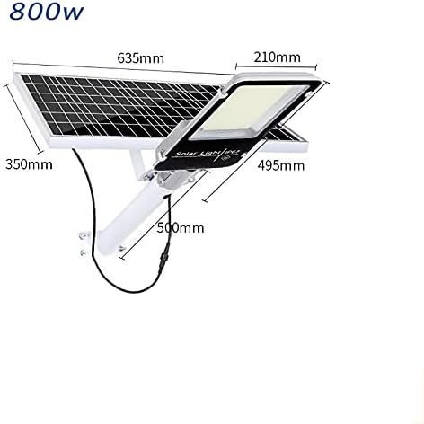 600W700W800W1000W1200W1500W LED соларна улична светлина погодна за гаража парк градина-800W