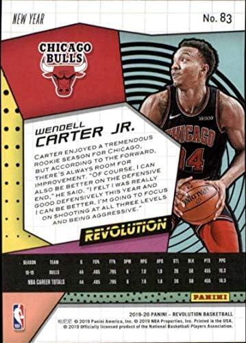 2019-20 Панини Револуција Кинеска Нова Година 83 Вендел Картер rуниор Чикаго Булс НБА кошаркарска трговска картичка
