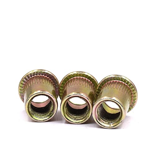 Mahza Threated Insert Rivet Nut Metrict Metric Rivnut insert insert revetnut utsert цинк позлатена)