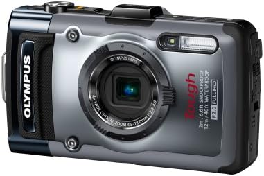 Олимп TG-1IHS 12 MP Водоотпорна дигитална камера со 4x оптички зум, сребро