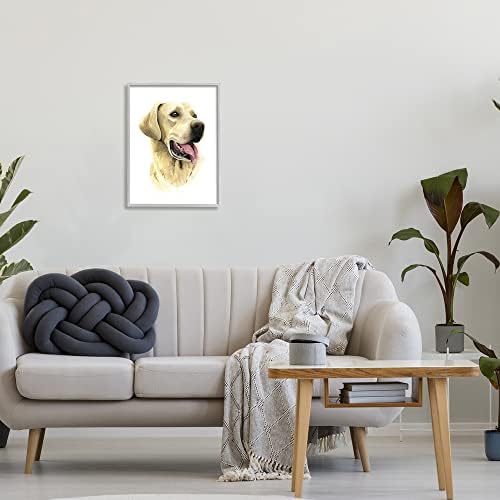 Sumn Industries Labrador Retriever Energetic Portreate Expression Canine Pet Paint, Design By Grace Popp