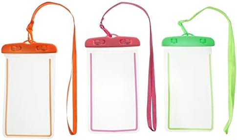 Кесјоо Водоотпорна Телефонска Торбичка 3 парчиња Телефонска Торбичка Кутија За Сува Торба За Мобилен Телефон Подводен Држач За Мобилен Телефон