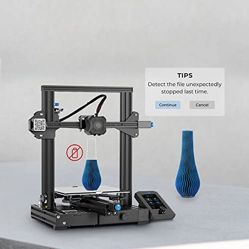 Creality Ender-3 V2 го надгради 3D печатачот со тивко матична плоча за напојување со електрична енергија Carborundum стакло платформа и продолжете со печатење 220x220x250mm