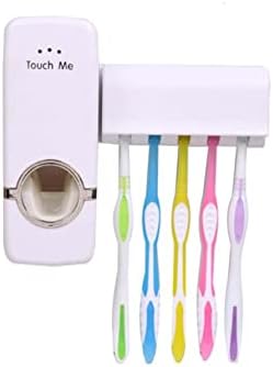 Abzekh туш кади-складиште решетка за туширање кади полица 1 парчиња држач за четки за заби и 1 парчиња четкичка за заби за стискање