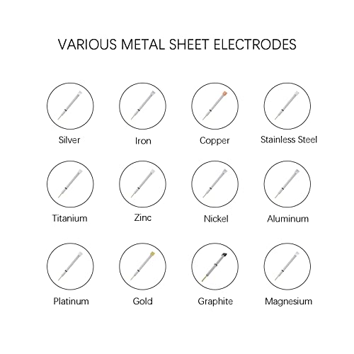 Десет-високи метални електроди 100мм х 100мм x 0,3 мм, електроди со магнезиум со листови со електрохемиска лабораторија