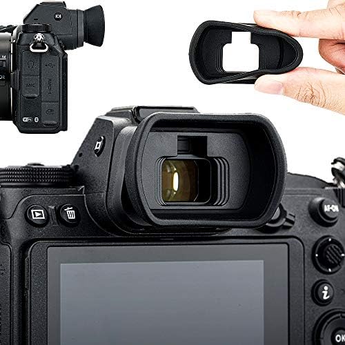 Camera Eyecup + LCD ViewFinder ： Мека силиконска камера Eyecup со одвојлива камера LCD ViewFinder за Nikon Camera