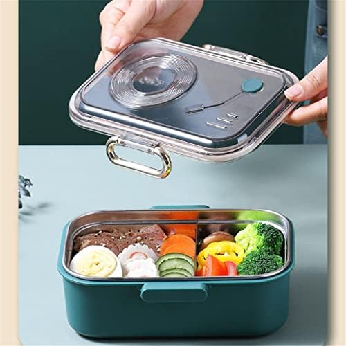 MJWDP Не'рѓосувачки челик Бенто кутија за ручек машки женски кутии за појадок кујнски прибор за кујнски прибор за кујна