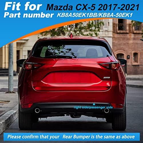 Заден капакот на куката за влечење на капакот за влечење на окото за очите одговара за Mazda CX-5 2017 2018 2019 2020 2021 KB8A50EK1BB
