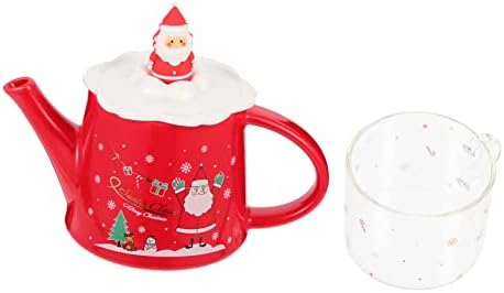 Cabilock 1 Поставете Божиќна чаша Керамички чај сад чај сад за домашно пиење чај Керамика чаша чаша стакло канцеларија
