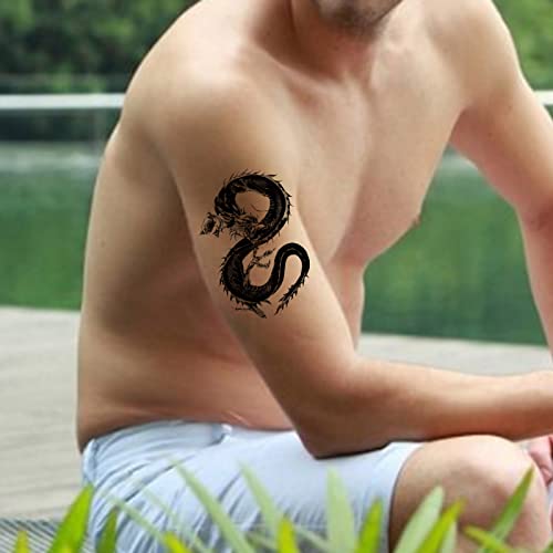 5 Листови Скорпија Змеј Водоотпорен Привремени Тетоважи Мали Шарени Животински Тело Уметност Реални Трајни Тетоважи Налепници Рака