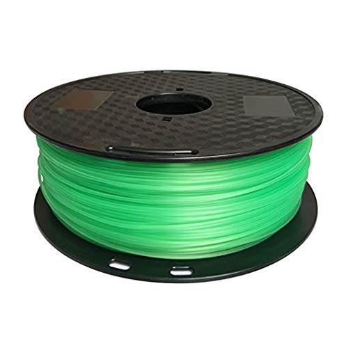 Филаментот Kehuashina ABS 1.75mm 1kg 3D печатење филамент ABS материјал пластичен материјал за 3Д печатач транспарентен зелена