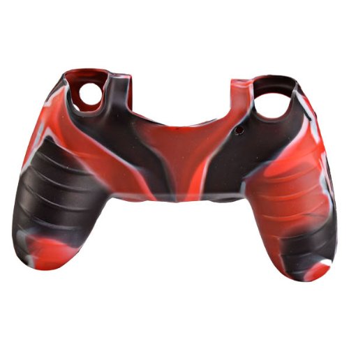 Заштитна мека силиконска ракав за ракав со капакот со маскирна кожа за контролер PS4 - 9 бои