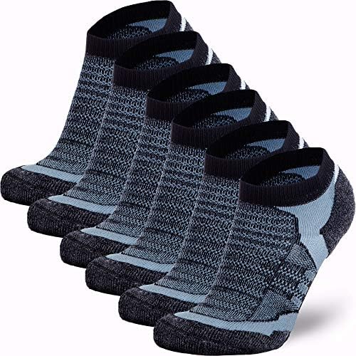 Чиста атлетичар мерино волна чорапи мажи, жени, млади - ниско исечено атлетско трчање чорап, влага за влага
