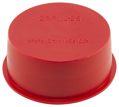 Caplugs ZTV8JQ1 пластично затегната винилна капа и приклучок. TV-8J, PVC, CAP OD 0,653 приклучок ID 0,771, црвено