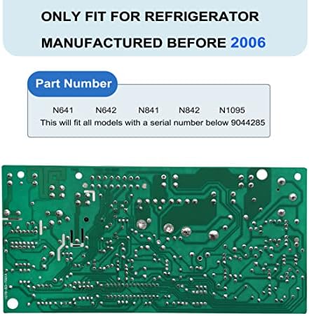 Замена на таблата за контрола на таблата за ладилница Souyou 621269001 RV за Norcold N641/N841, Fit for Norcold 2-Way RV Frirgerator, RV Farrigerator Desudents Замена на делови за ладилник RV под 9044285