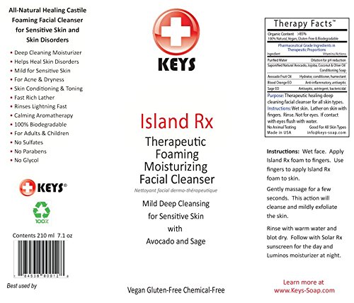 Остров на копчињата RX Терапевтско чистење на лицето, 8 унци на течности