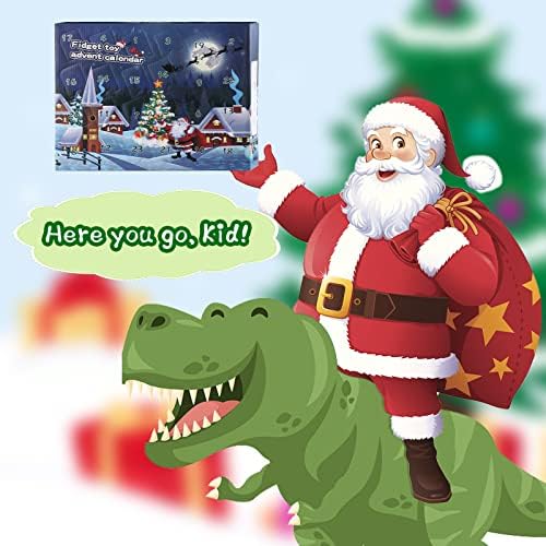 Календар За Доаѓање на диносаурусите 2022 Година, 24 Дена Одбројување До Божиќните Календари За Доаѓање, Плејсет За Диносауруси Со Морски И Шумски Животни, Божиќни По?