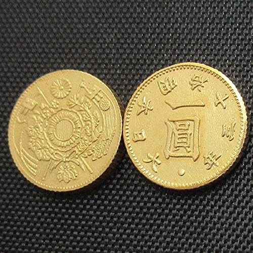 Јапонска златна монета 1 јуана макарон 13-годишна позлатена копија комеморативна монета