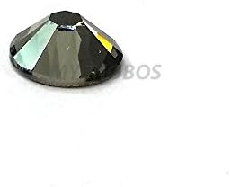 144 компјутери Црн дијамант Сваровски 2058 Xilion / Нов 2088 Xirius 20SS рамни грбови Rhinestones 5mm SS20