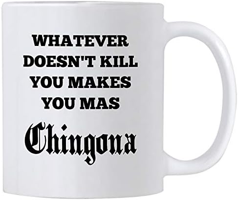Каситика Чингона Кафе 11 мл Кригла. Подарок за латинска Мајка или Сопруга. Што и да Не Те Убие, Те Прави Мас Чингона.