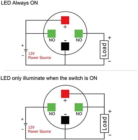 Вклучување на копчето Ulincos Latching Push U16B2 1NO вклучено/исклучено сребрена школка од не'рѓосувачки челик со зелен LED прстен погоден за