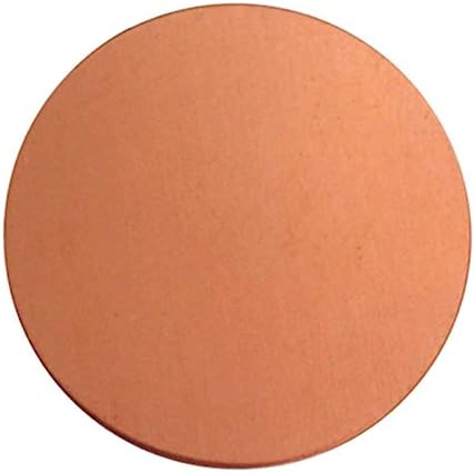 Havefun метална бакарна фолија од бакарен диск, тркалезен круг, кружна плоча за гаснење, кружен H62 бакар CNC метал, работна суровина