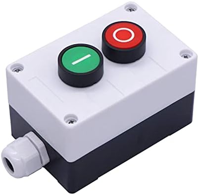 PCGV AC 660V 10A Моментарна I/O Црвена зелена знак Не NC Push копче за прекинувач на копчето