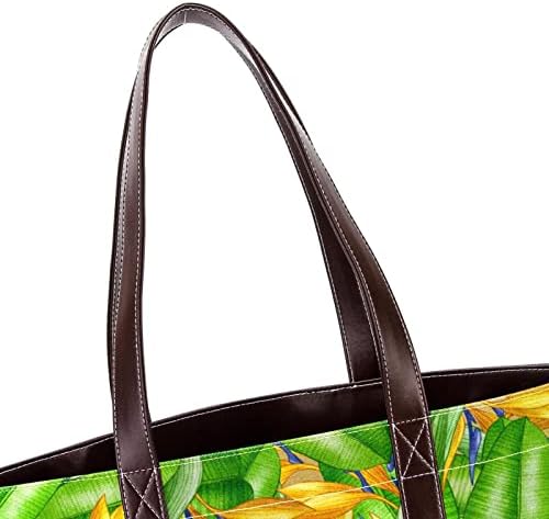 Торба торба, торбичка за жени, торба за тота, естетска торба за тота, женски торбички за торбички, лисја од плам цвет тропски