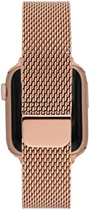 Мајкл Корс заменлив опсег за часовници компатибилен со вашиот 42мм/44мм/45мм Apple Watch- ленти за нараквици од не'рѓосувачки челик за Apple Watch Series 8/7/6/5/4/3/2/1/SE