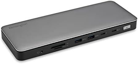 Кенсингтон Тандерболт 4 Докинг Станица, Двојна 4k / Еден 8k Дисплеј, 96w Испорака На енергија, 2 x HDMI 2.0 Порти, SD Картичка Читач, MacOs/Windows/Површина