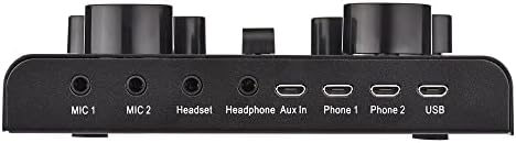 CXDTBH V8 Плус Звучна Картичка Во Живо За Стриминг 15 Ефекти USB Аудио Миксер ЗА Уред За Менување Глас На Микрофон