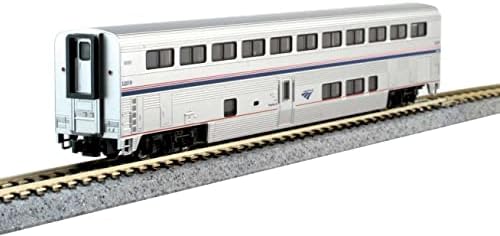 N Amtrak Superliner 3-автомобили сет w/ALC-042 Charger Diesel 302