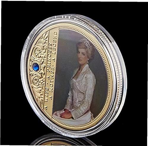 Pinicecore Колекционерски Монети Принцеза Дијана Комеморативна Монета Кралицата Сувенир Монета Колекција Подароци