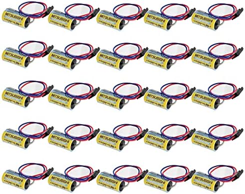 ЈИШИНЕ Г-ДИН-БАТ А6бат ER17330v 3.6 v 1700mah Литиумска Батерија За Fanuc Cnc Систем Со Црн Приклучок