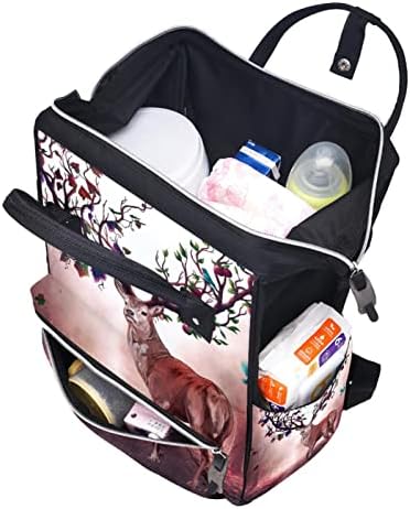 Пакет за патувања во Героткр, торба за пелена, торби за пелена на ранец, птица од цветни шуми од елен