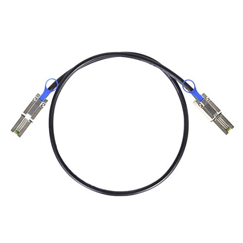 Silverstone SST -CPS01 - Надворешен Mini SAS SF8088 до SFF8088 26pin дебел заштитен кабел, 1м
