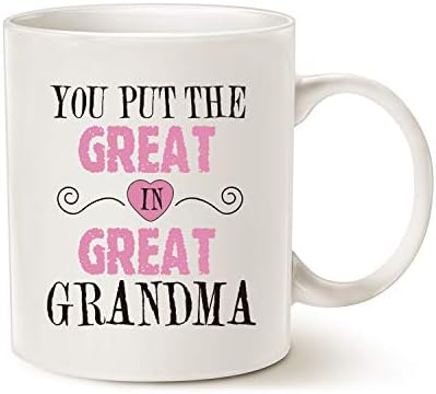 Мауаг Мајки Ден Подароци Баба Кафе Кригла, Ќе Се Стави На Голема Во Голема Баба Најдобрите Роденденски Подароци За Вашата Баба
