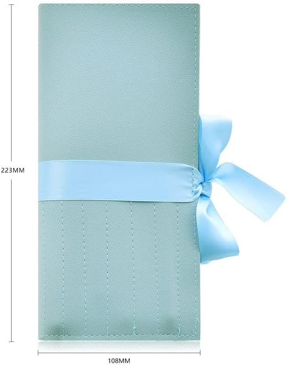 CXDTBH 12 парчиња четки за шминка Поставете сина рачка со торба во прав Фондација за мешање на четка за веѓи