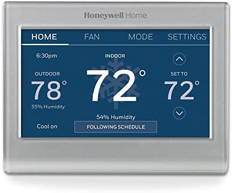 Honeywell Home Refernth9585wf Wi-Fi Smart Color Thermostat + Wallидна плоча + заштитник на покритие