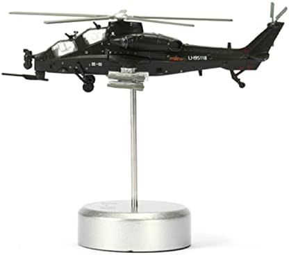 Csyanxing 1: 100 метални кинески вооружени WZ-10 хеликоптери модели на авиони Симулација на воени хеликоптери модели со штанд